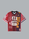 SPLICED OVERSIZED TEE RED
