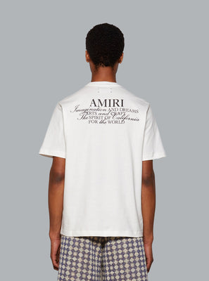 AMIRI SPIRIT T-SHIRT IVORY