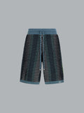 GESTREEPTE KORTE BLAUW