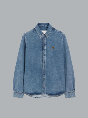 AMI DE COEUR DENIM SHIRT BLUE