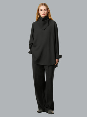 BANDANA BLOUSE DARK GREY