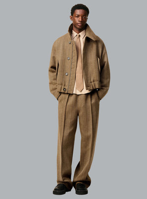 ELASTIQUE PANTS DARK BEIGE