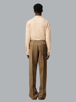 ELASTIQUE PANTS DARK BEIGE