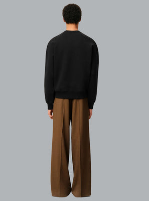 AMI DE COEUR PATCH SWEATER BLACK