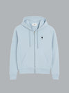 AMI DE COEUR ZIP THROUGH HOODIE LIGHT BLUE