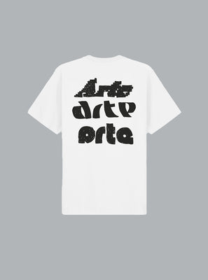 MULTI ARTE PRINT LOGO T-SHIRT WHITE