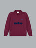 KNIT POLO SHIRT BURGUNDY