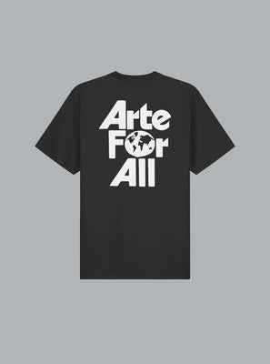 ARTE FOR ALL LOGO T-SHIRT BLACK