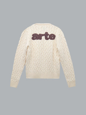 ARTE KNIT CREWNECK OFF WHITE