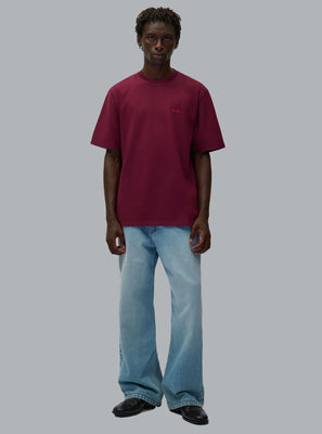 ARTE FOR ALL LOGO T-SHIRT BURGUNDY