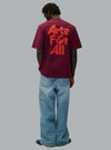 ARTE FOR ALL LOGO T-SHIRT BURGUNDY