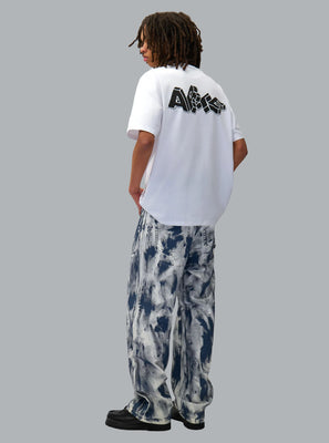 BLOCK PRINT LOGO T-SHIRT WHITE