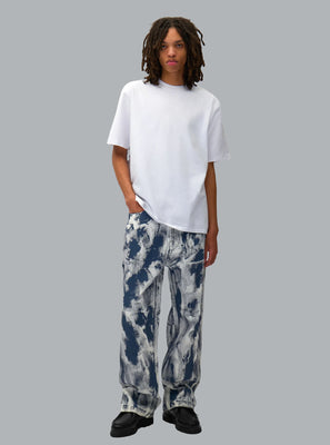 BLOCK PRINT LOGO T-SHIRT WHITE