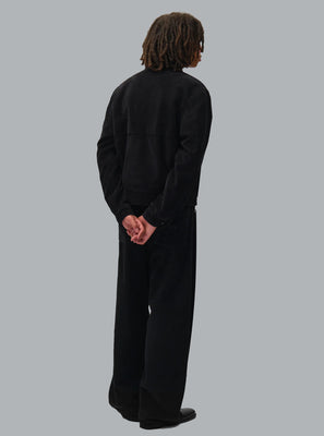 CORDUROY WORKER JACKET BLACK