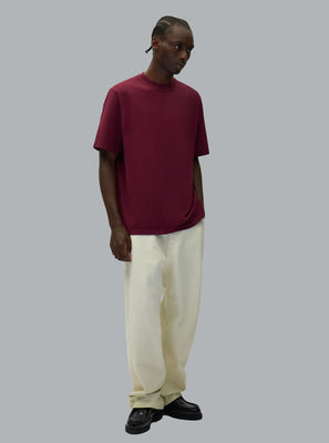 EYE PRINT LOGO T-SHIRT BURGUNDY