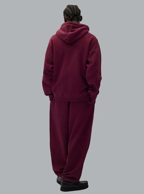 ARTE HEART HOODIE BURGUNDY