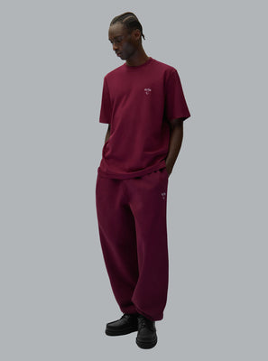 ARTE HEART LOGO T-SHIRT BURGUNDY