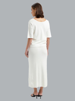 MELINA TOP WINTER WHITE