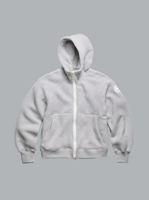 CHILLIWACK FLEECE BLACK LABEL BOMBER JACKET LIGHT GREY