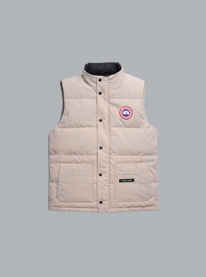 FREESTYLE CREW VEST LIGHT BEIGE