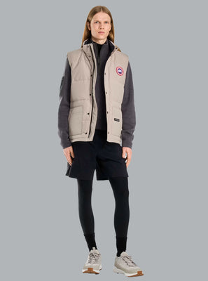 FREESTYLE CREW VEST LIGHT BEIGE