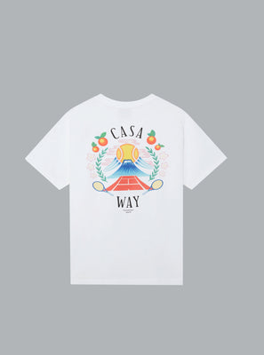 Casa Way Mountain T-Shirt white