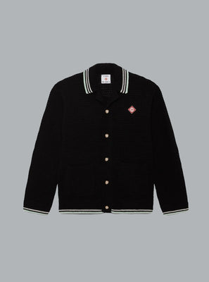 EMBROIDERED FAUX CROCHET LONG SLEEVE SHIRT