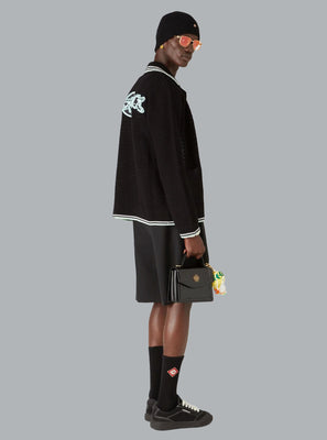 EMBROIDERED FAUX CROCHET LONG SLEEVE SHIRT