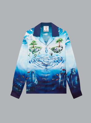 LOST ATLANTIS CUBAN COLLAR LS SHIRT