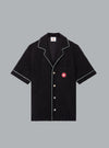 Towelling Monogram Shirt black