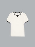 T-shirt Heritage wit/zwart