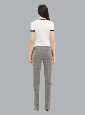 T-SHIRT HERITAGE WHITE/BLACK