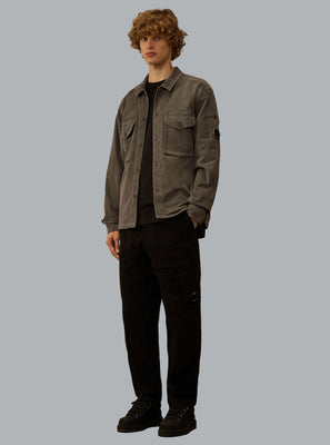 CORDUROY OVERSHIRT DARK GREY