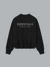 CLASSIC FIT LOGO SWEATER JET BLACK
