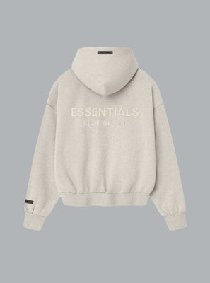 CLASSIC FIT LOGO ZIP THROUGH HOODIE