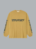 T-shirt met lange mouwen en logo in jaren 90-stijl
