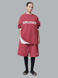 T-shirt met lange mouwen en logo in jaren 90-stijl