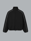 MODERN FIT LOGO TRACK JACKET JET BLACK