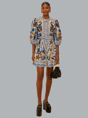 NATURE LAND SAND MINI DRESS