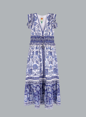 SHELL GARDEN MAXI DRESS