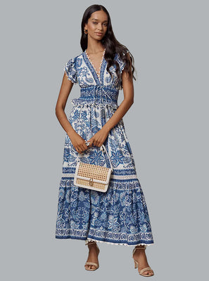 SHELL GARDEN MAXI DRESS