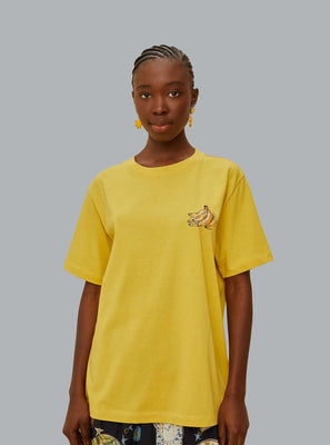 TROPICAL BANANAS PRINT RELAXED T-SHIRT