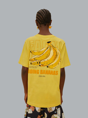 TROPICAL BANANAS PRINT RELAXED T-SHIRT