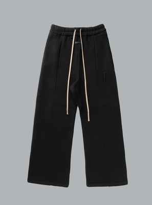 WIDE LEG SWEATPANTS BLACK