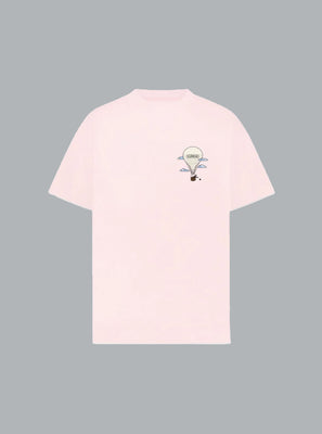 AÉRONAUTIQUE PRINT T-SHIRT PINK