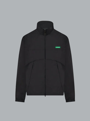 BADGE LOGO TRACK JACKET BLACK
