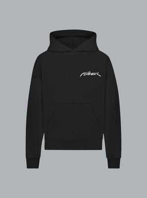 CHROME LOGO HOODIE BLACK