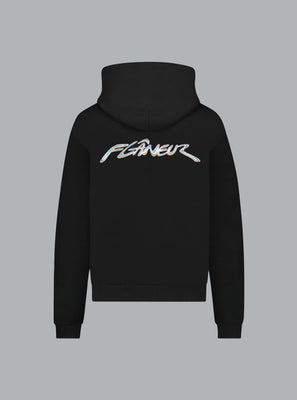 CHROME LOGO HOODIE BLACK