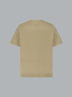 EMBOSSED LOGO T-SHIRT BEIGE