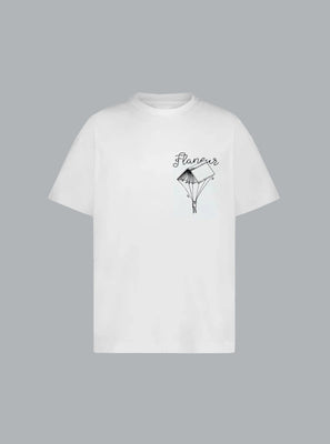 ONE FOR THE BOOKS PRINT T-SHIRT WHITE